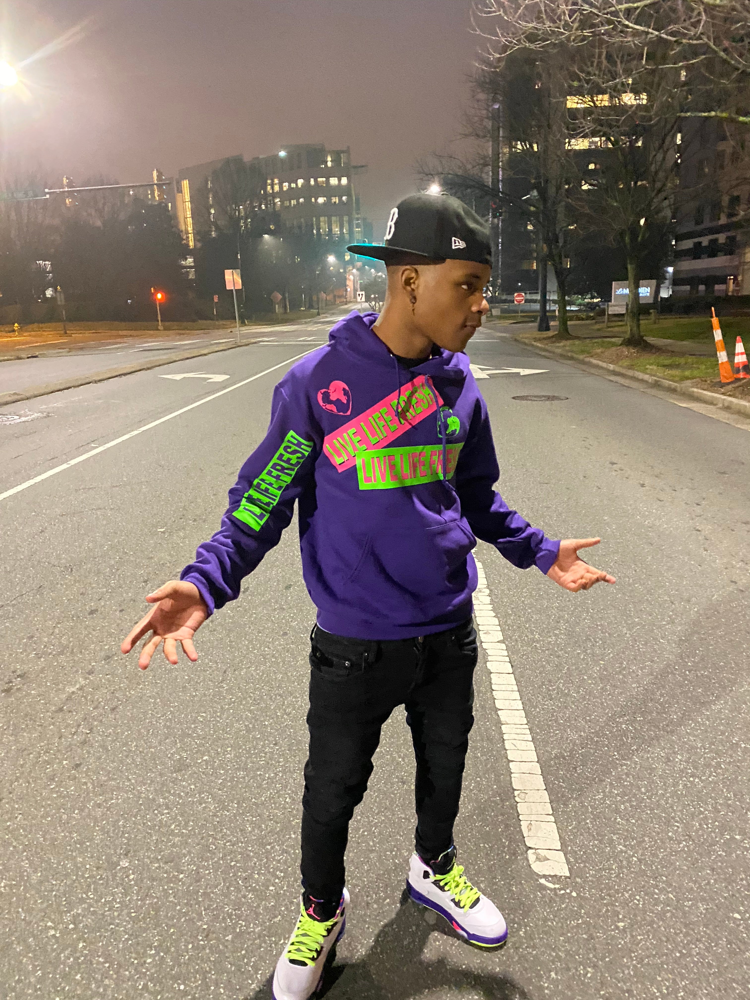 Jordan 5 best sale bel air hoodie